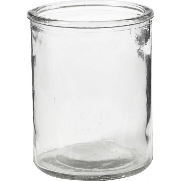 Kaarsglas - H9,8 cm - 6 st