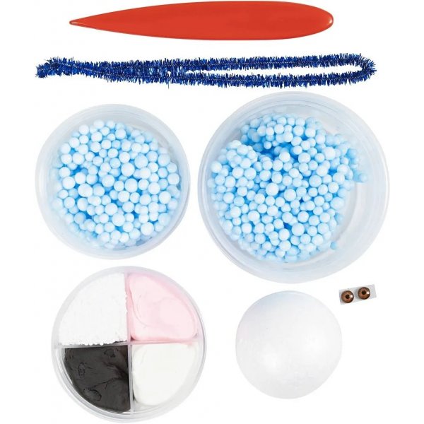 Mini DIY Kit Modellering, lichtblauw, Monster Bobby Mini DIY Kit Modellering, lichtblauw, Monster Bobby