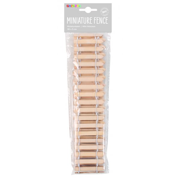 Miniatuur houten hek Miniatuur houten hek
