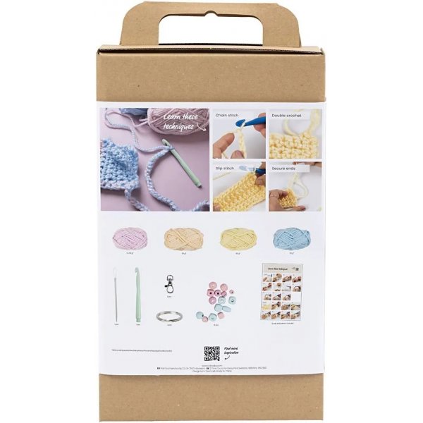Start DIY Kit Haken, gemengde kleuren, tassen Start DIY Kit Haken, gemengde kleuren, tassen