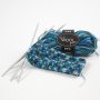 Sokkengaren - blauw/turkoois harmonie - 50 gr