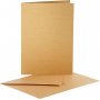 Parelmoer kaarten - goud - 10 sets