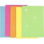 Decoratief rubber - gemengde kleuren - A5 - 5 st