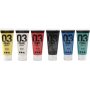Schoolverf Acryl - Metallic - standaardkleuren - metallic - 6 x 20 ml