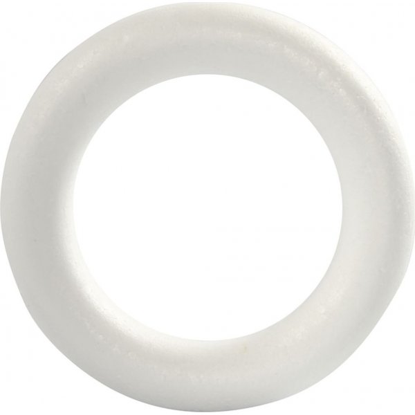 Ring - wit - 17 cm