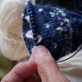 Klant imago Middelste raggi 100g - Jeansblauw Denim