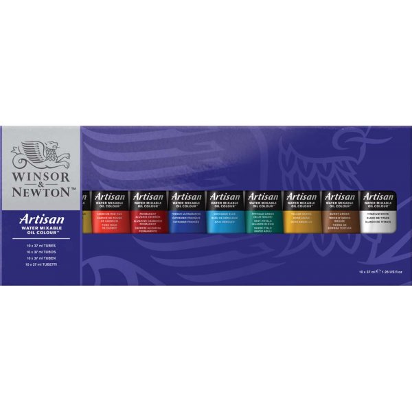 Olieverf W&N Artisan Wateroplosbaar - set 10x37 ml