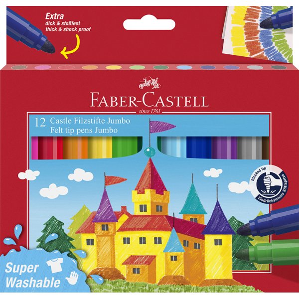 Markeerstift - Faber-Castell - Jumbo Superwashable
