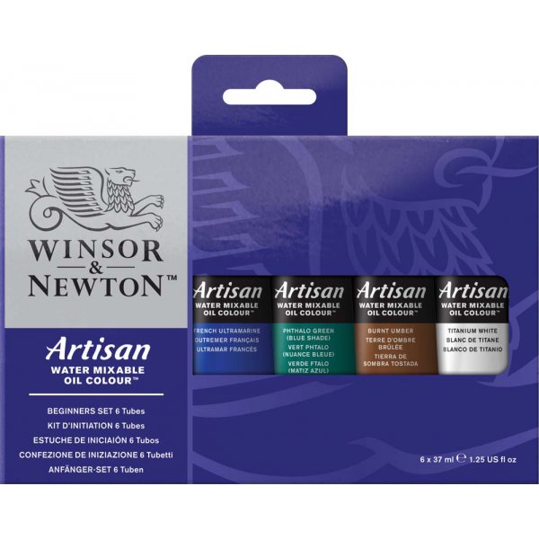 Olieverf W&N Artisan Wateroplosbaar - Beginnersset 6x37 ml