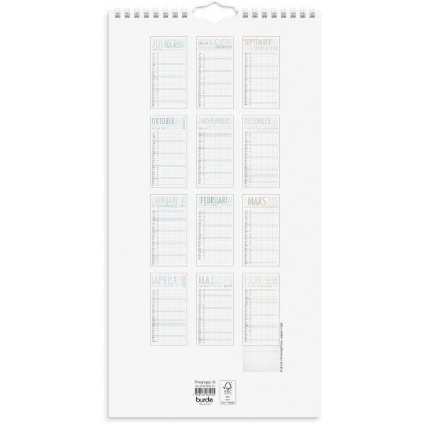 Familiekalender 24/25 - TrendArt Familiekalender 24/25 - TrendArt