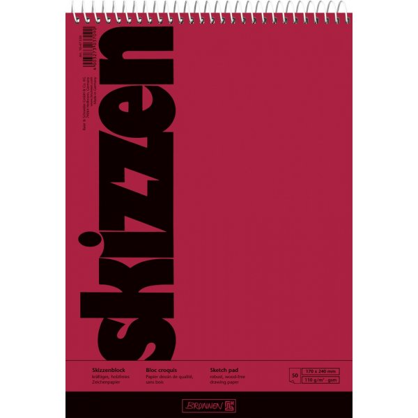 Schetsblok - 17x24cm (50 pagina\\\'s)