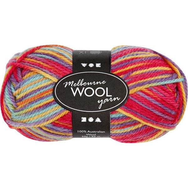 Melbourne Wolgaren - veelkleurig - 50 gr