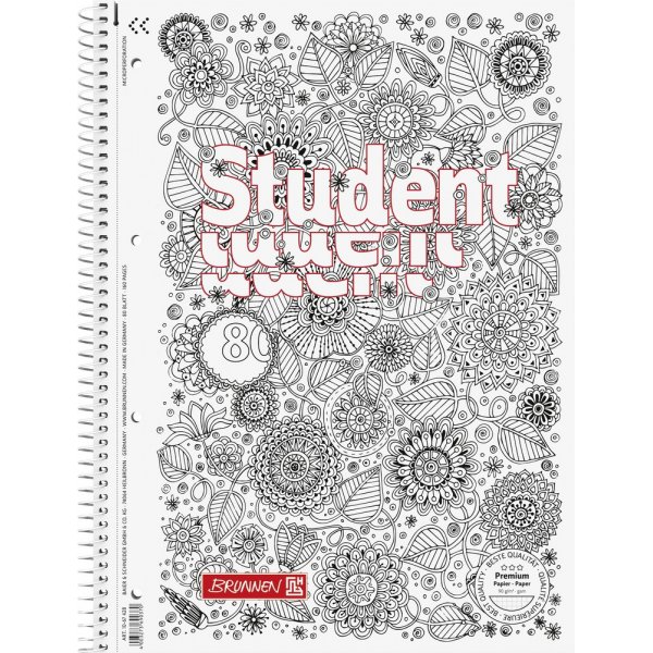 Notitieblok - Zentangle A4 90 g - geruit