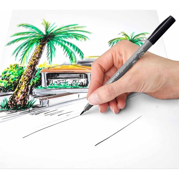 Staedtler Pigment zachte borstelpen