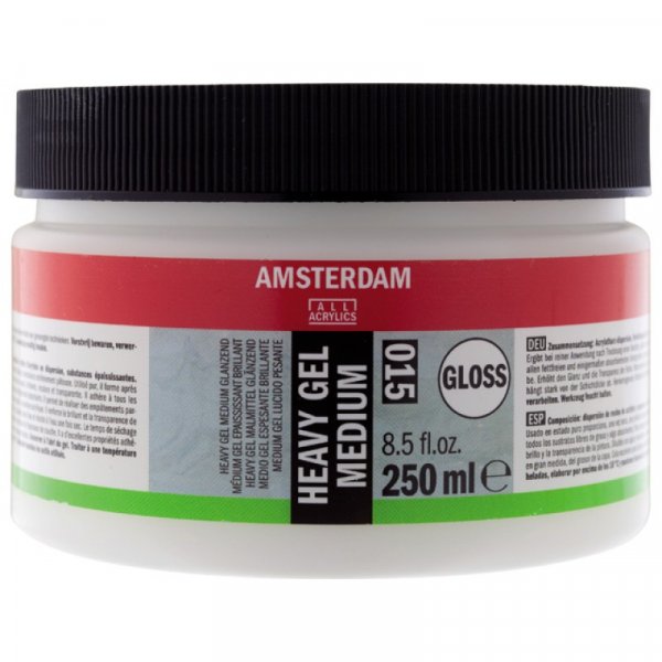 Amsterdam acryl medium - Zwaar gel medium - Glans