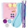 DIY Kit Decoratie, gemengde kleuren, Sokkenmonster
