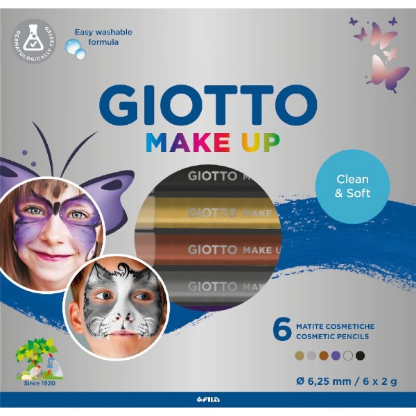 Make-up potlood Giotto 6-pack - Metallic