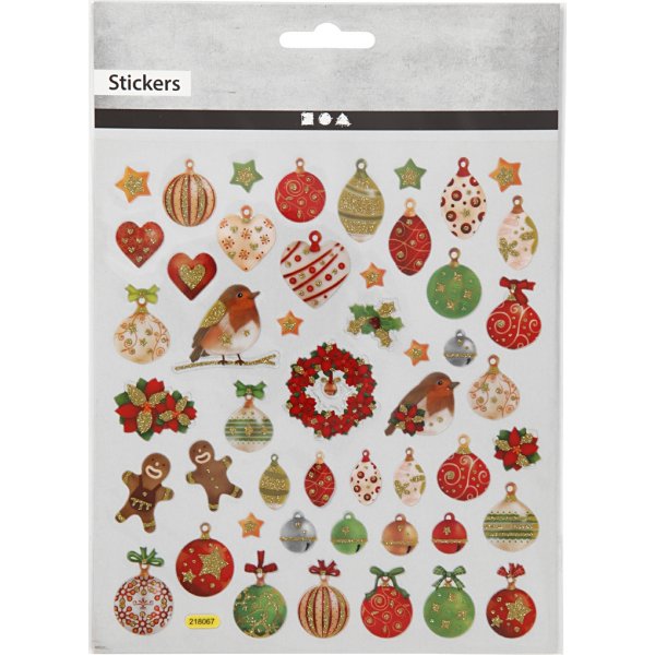 Stickers - Kerstballen en decoratie Stickers - Kerstballen en decoratie