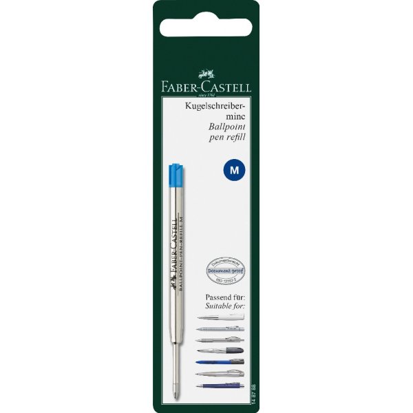 Inktcartridge Balpen M - Blauw