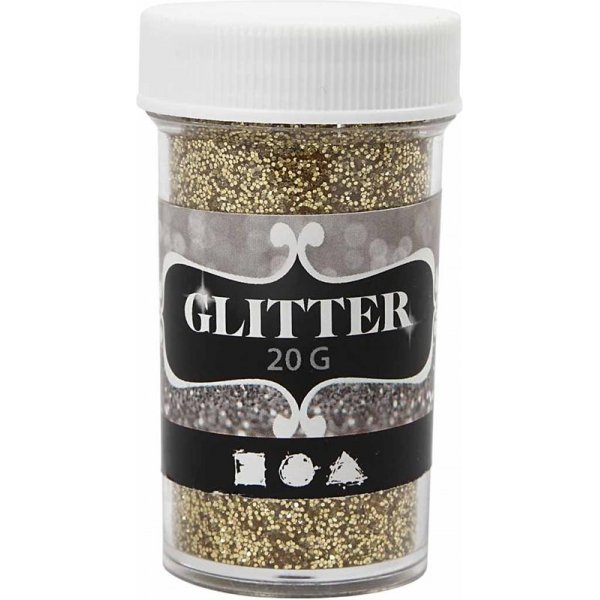 Glitter - goud - 20 gr Glitter - goud - 20 gr