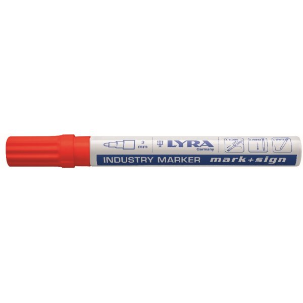 Permanente marker Mark&Sign 2-4 mm - Rood
