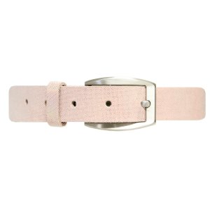 Dames kalfsleren riem - Roze - 90 cm Dames kalfsleren riem - Roze - 90 cm