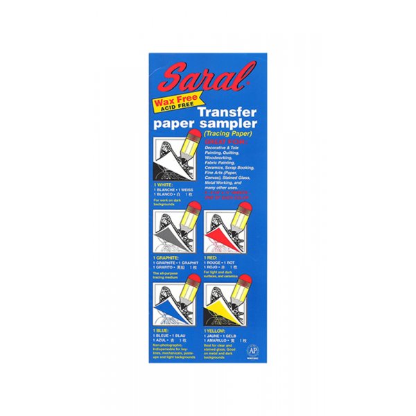 Saral papier - Universele set - 5 verschillende vellen 21,6*27,9cm