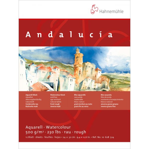 Waterverfblok Hahnemhle Andaluca 500g Grof/Mat