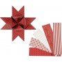 Sterstroken - rood - wit - 18 cm - 40 stroken