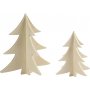 3D Kerstbomen - 2 st