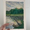 Klant imago Aquarelblok Gelijmd Koudgeperste Bogen 300g - 23x31 cm