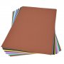 Decoratief rubber - Schuimrubbervel 300 x 450 x 2 mm - pakje 10 - gemengde kleuren