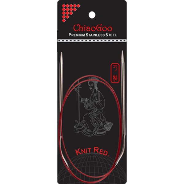 Rondbreinaald RVS Rood 100 cm
