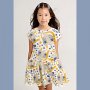Patroonjersey 145 cm - Peace - duif - Wit