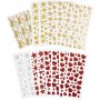 Glitterstickers - 8 vellen
