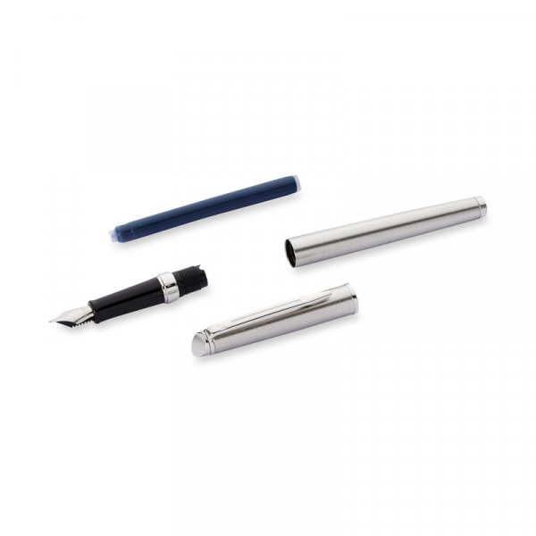 Vulpen Waterman Hmisphre - RVS Chrome Trim - Medium Blauw