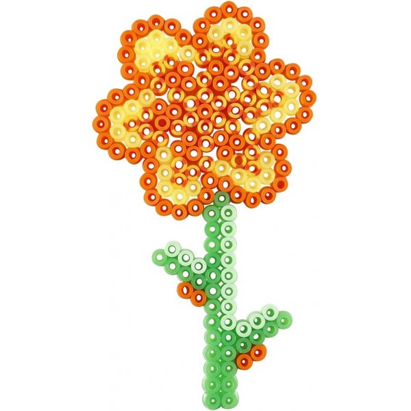 Parelbordjes - bloem - meisje - jongen - appel en peer - 6 st Parelbordjes - bloem - meisje - jongen - appel en peer - 6 st