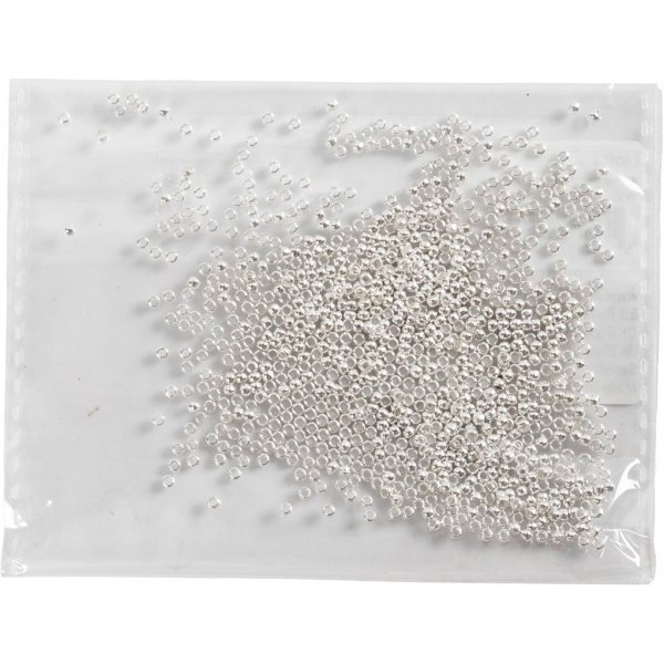 Draadklemmen - 2 mm - Verzilverd - 1000 st Draadklemmen - 2 mm - Verzilverd - 1000 st