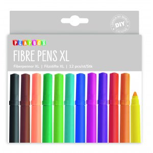 Vezelpen 12 stuks dik