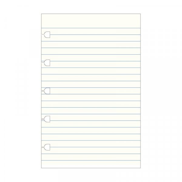Navulling voor Filofax Notebook Pocket