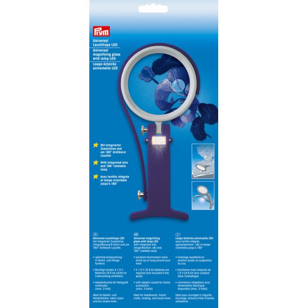 Vergrootglas met LED-lamp