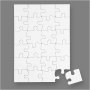 Puzzel - wit - 15 x 21 cm - 16 st
