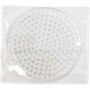 Parelbordjes - Helder - Rond - Diameter 8,5 cm - 1 st