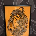 Klant imago Gekleurd papier 50 x 70 cm - oker 10 vellen / 130 g / m�