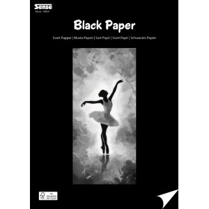 Zwart papier A4 160 g 30 vellen FSC�
