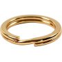 Splitring - verguld - 15 st