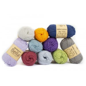 Nordaven Katoengaren Bella 50g Nordaven Katoengaren Bella 50g