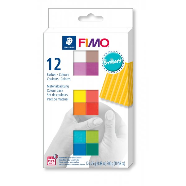 Model Fimo Soft Set 12x1/2 - Briljant