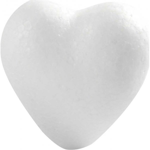 Piepschuim harten - wit - H6 cm - 50 st