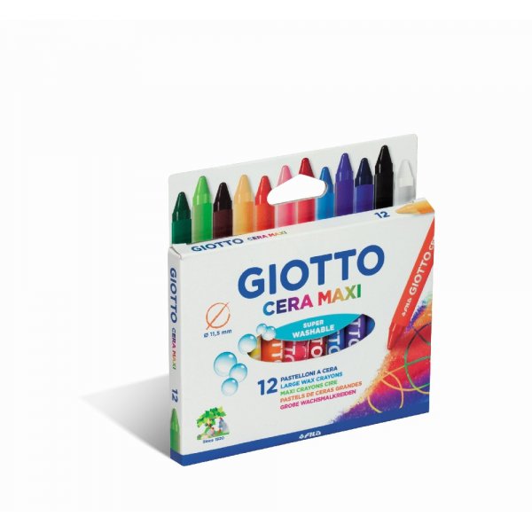 Waskrijtjes Giotto Cera Maxi - 12-pack
